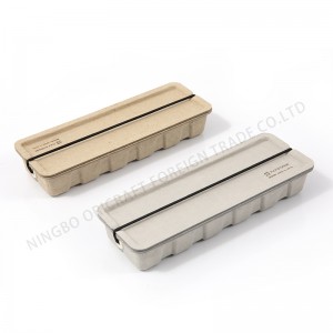 RECYCLED PAPER ELASTIC BAND PEN BOX PAPER TRAY