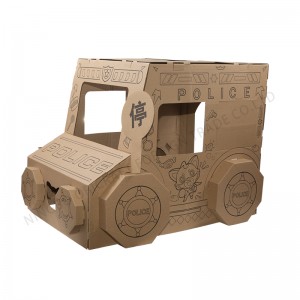 DIY CAR CARDBOARD CARTON INDOOR PLAYHOUSE (CAN BE WORN)