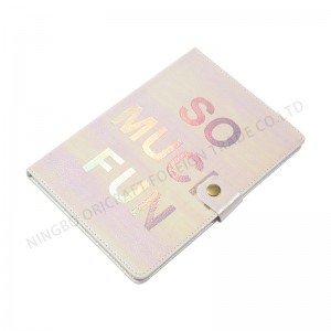 A5 LASER BUTTON PU BOOK